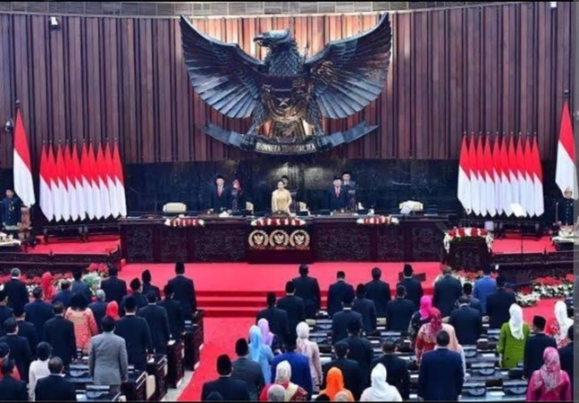 Ilustrasi Sidang Tahunan MPR RI. [Instagram]